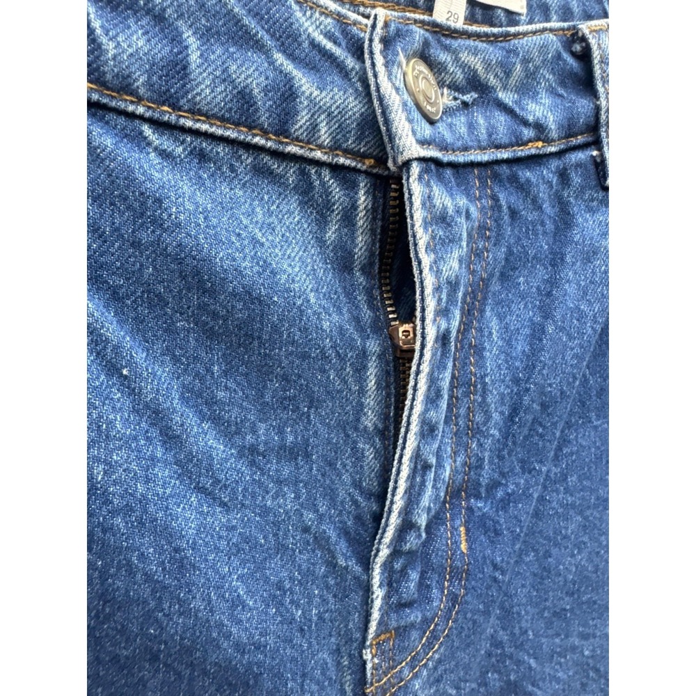 Reformation Cary Low Rise Slouchy Wide Leg Jeans Dark Wash Blue Womens Size 29 - Picture 6 of 15